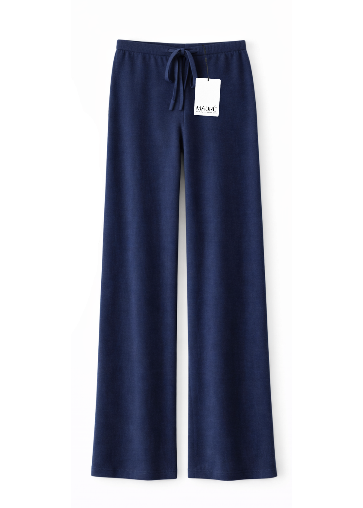 Soft knitted pants night blue (tall)