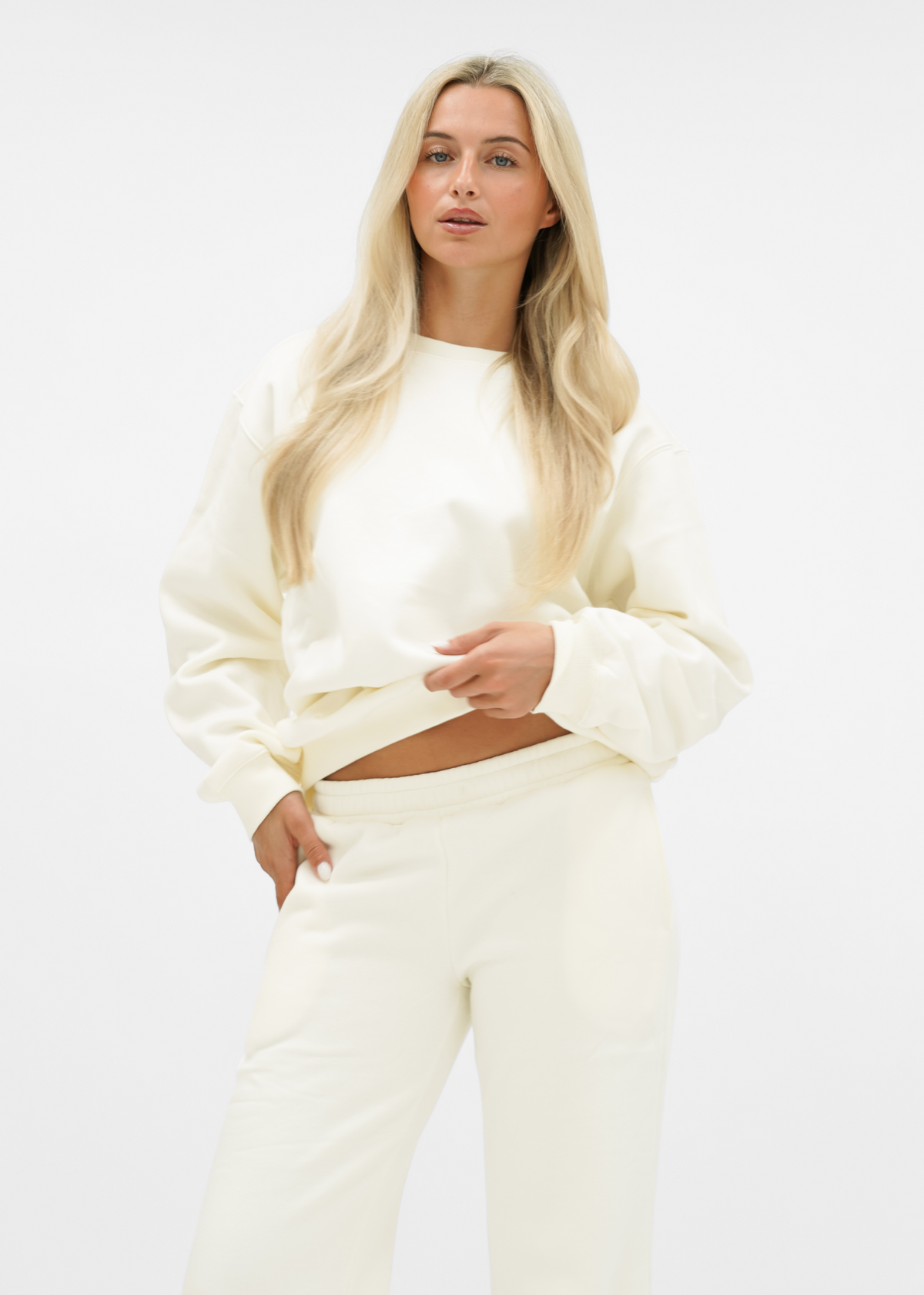 Basic sweater off-white (tall)