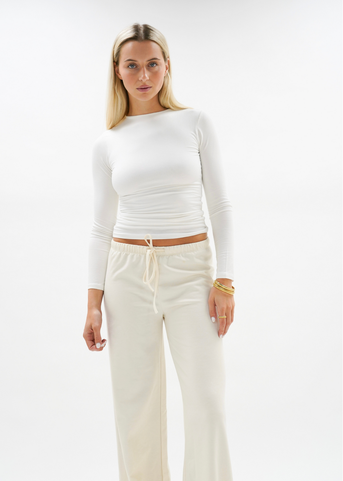 Soft pants crème (tall)