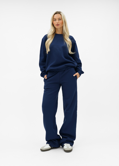 Basic sweater night blue (tall)