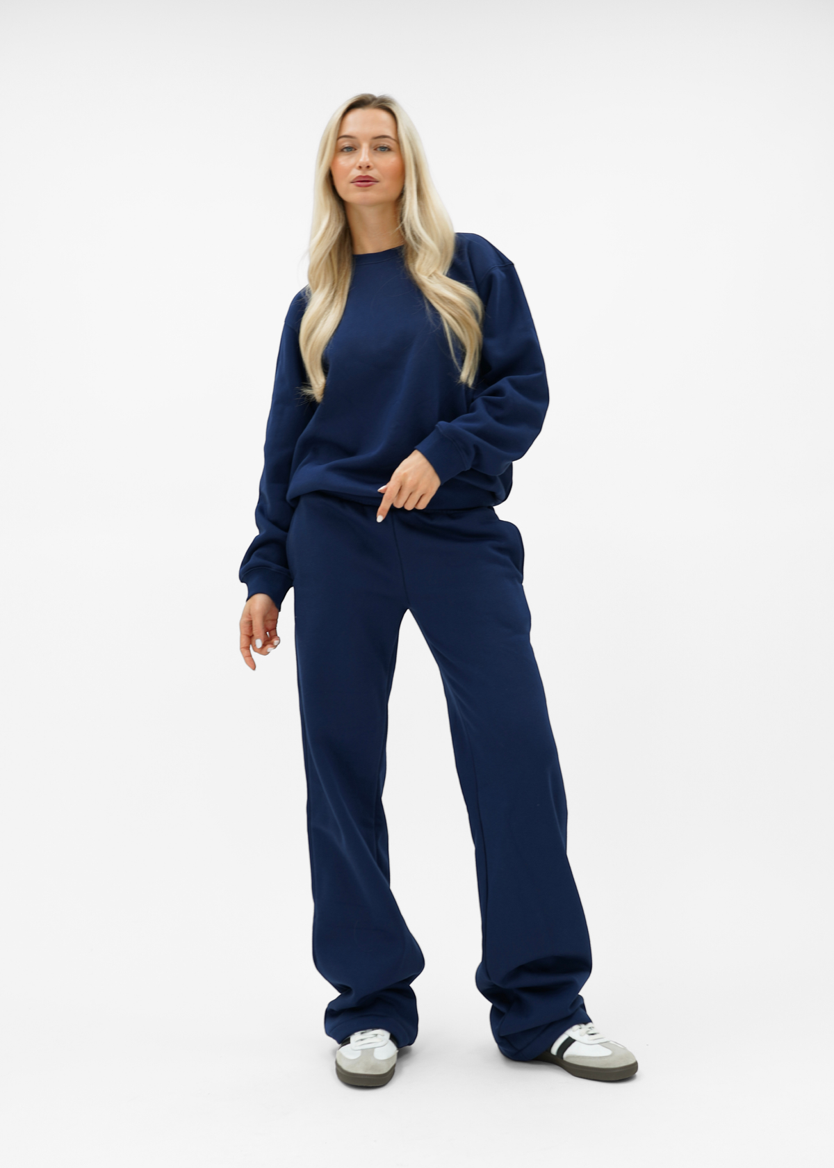 Low/mid waist jogger pants night blue (tall)