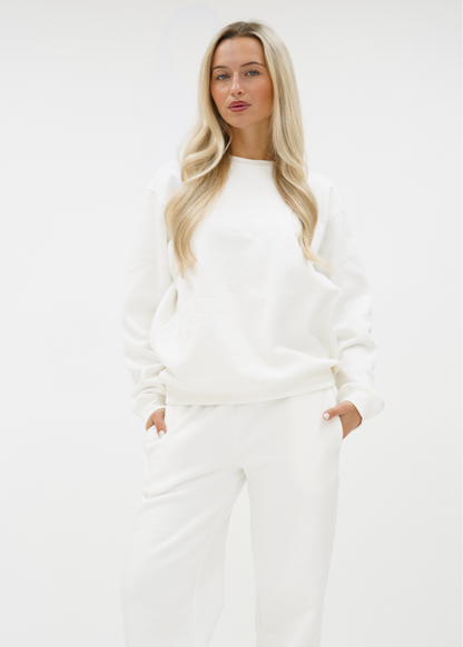 Basic sweater white (tall)