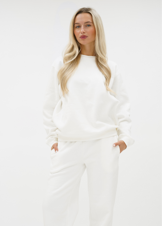 Basic sweater white (tall)