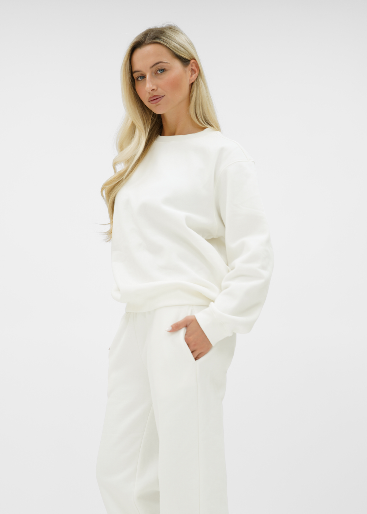 Basic sweater white (tall)